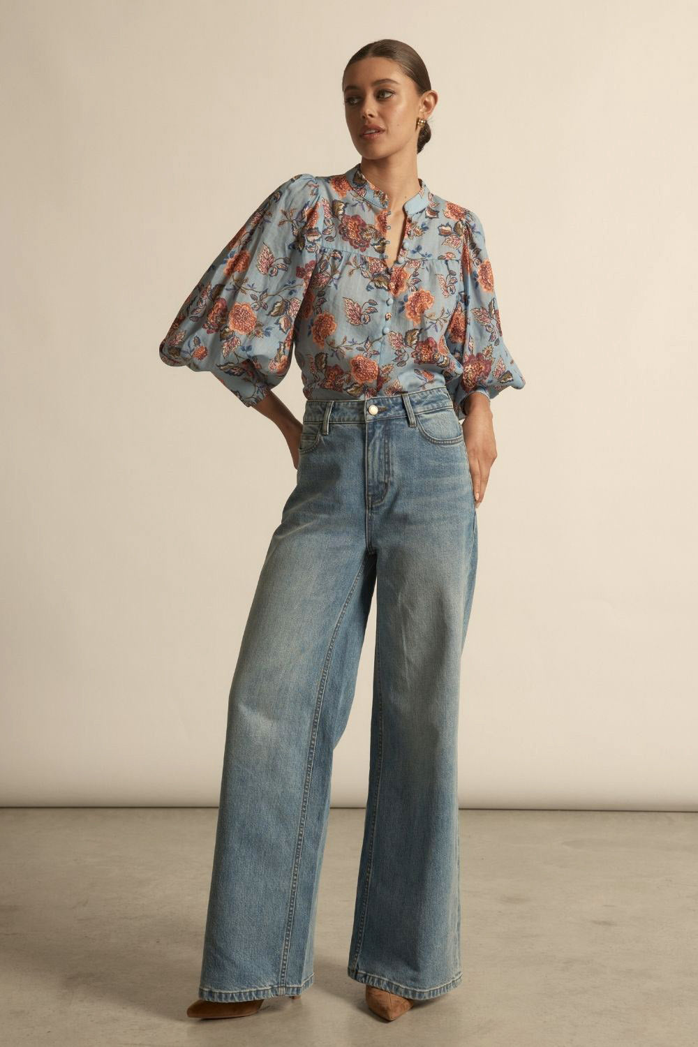 Zoe Kratzmann Vista Top Twilight Bloom