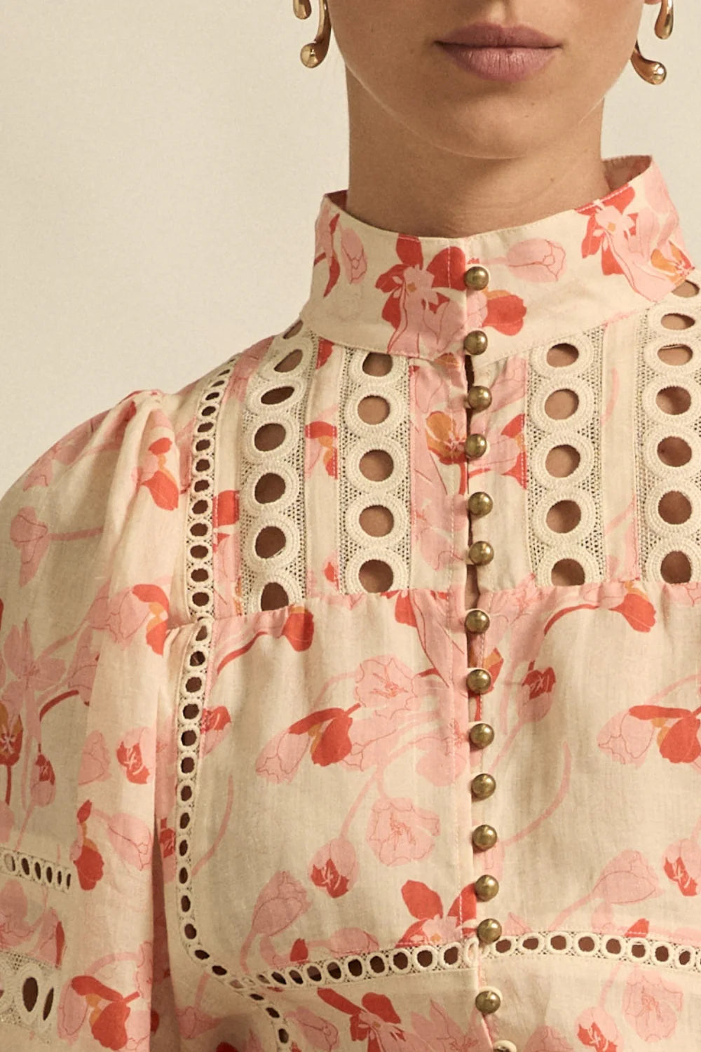 Zoe Kratzmann Cabaret Top Cherry Tulip