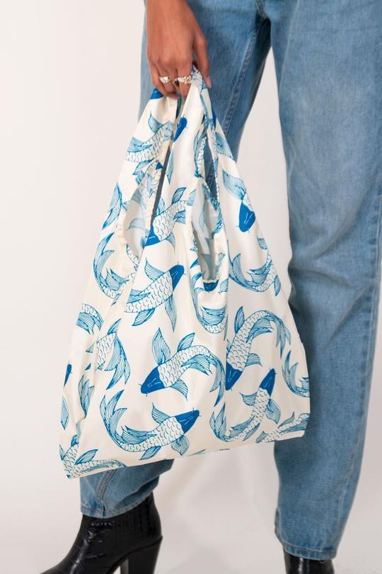 Recycled Reusable Kind Bag Medium Koi Fish