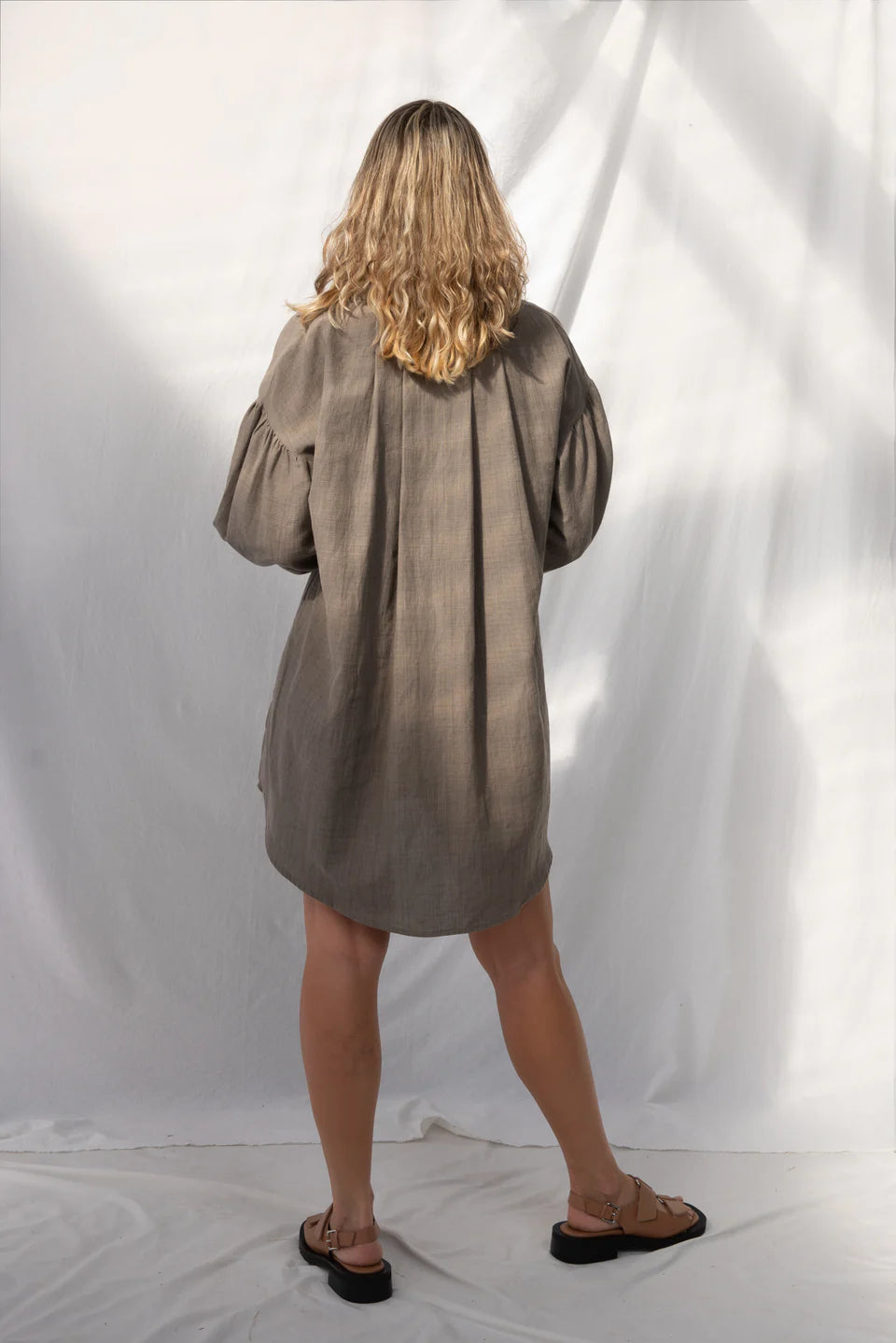 Re-create Poppy Shirt Dress Charcoal