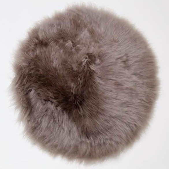 Fibre by Auskin Long Wool Plate Cushion Vole