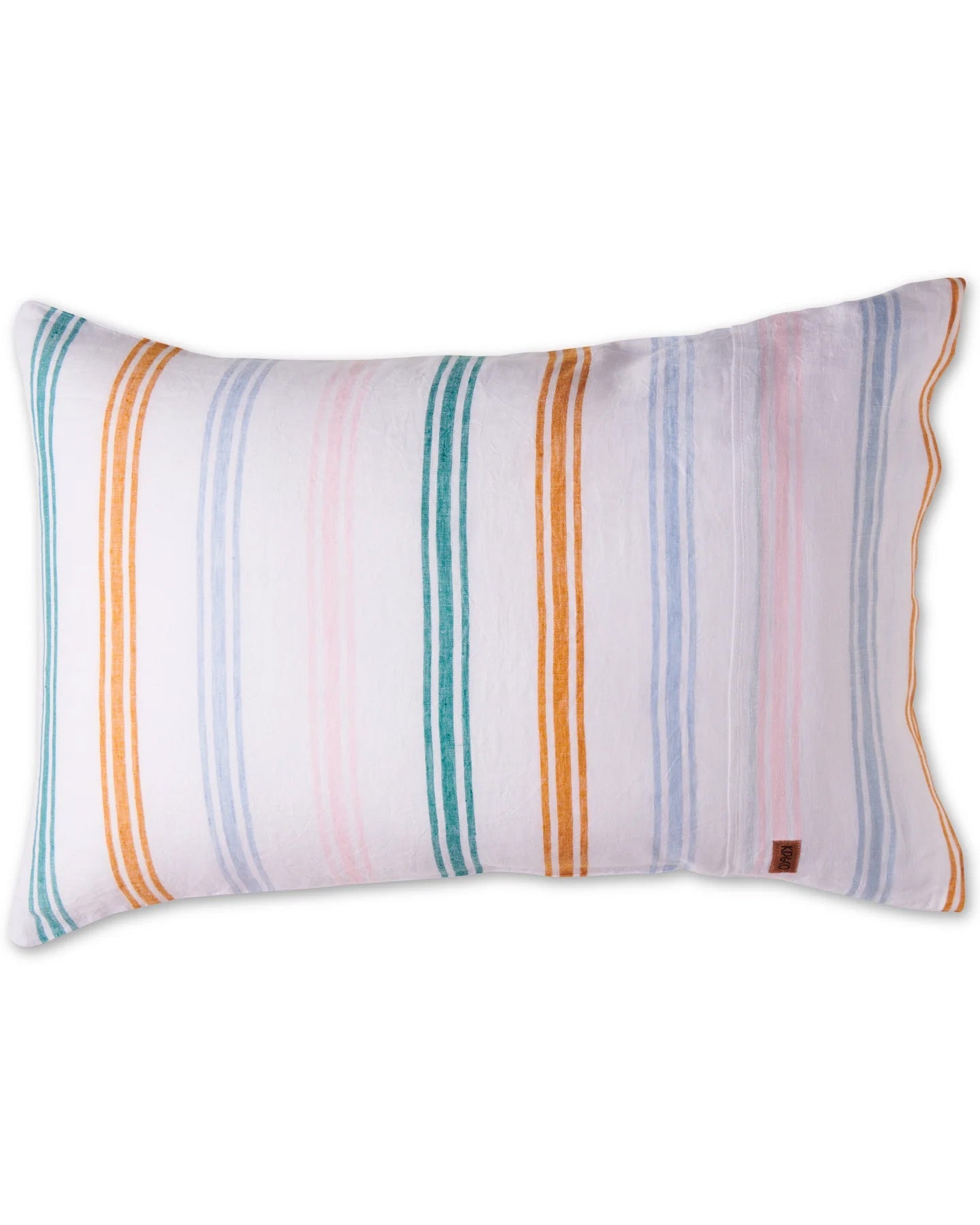 Kip & Co Siesta Stripe Linen Pillowcases 2P Std Set