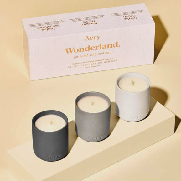 Aery Wonderland Set Of 3 Soy Scented Candles